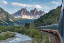 venice to dolomites train journey