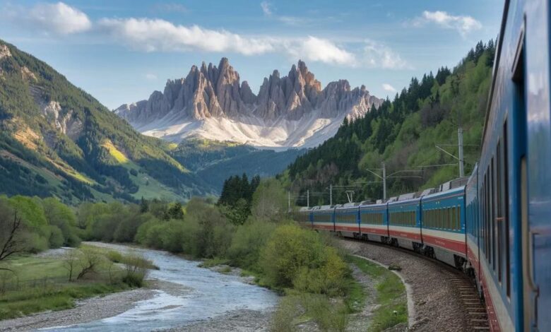 venice to dolomites train journey