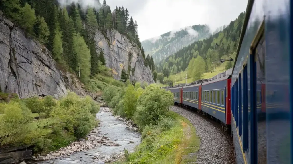 zermatt to st moritz train journey